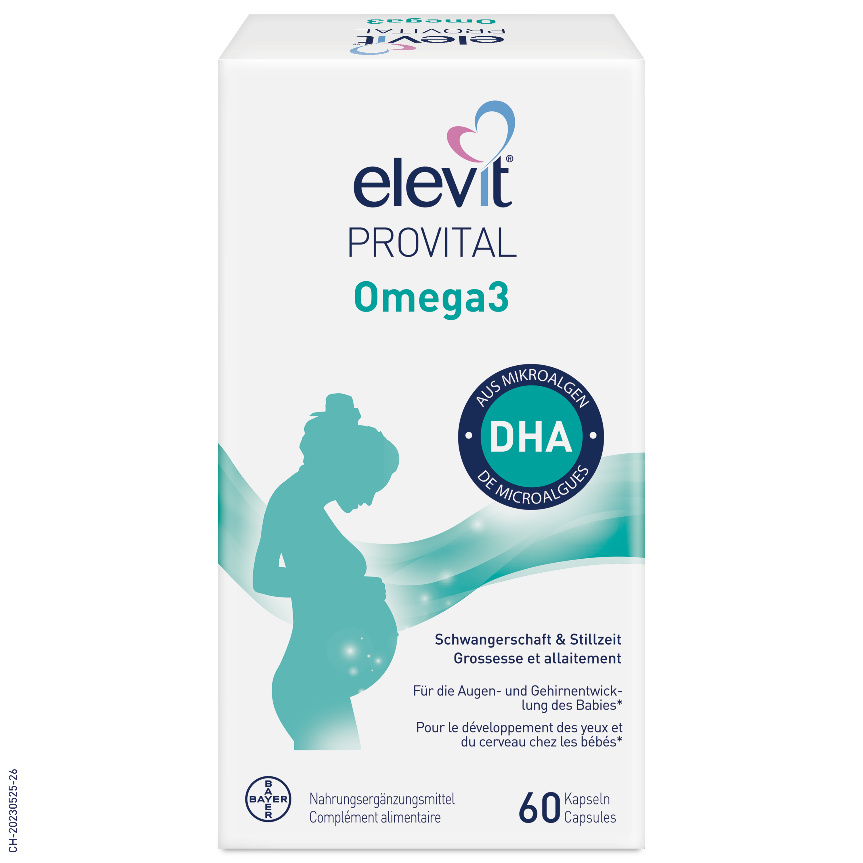 Elevit Provital oméga3 caps 60 pce