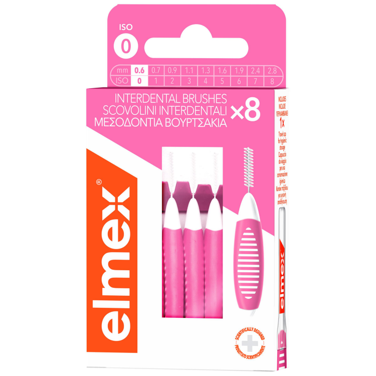 elmex Interdentalbürsten 0.4mm pink 8 Stk