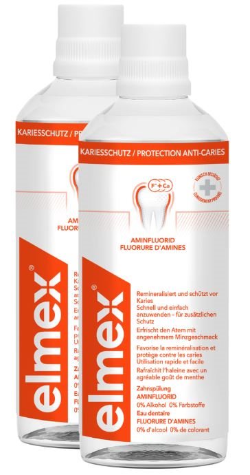 Image of elmex Kariesschutz Zahnspülung Duo 2 x 400 ml