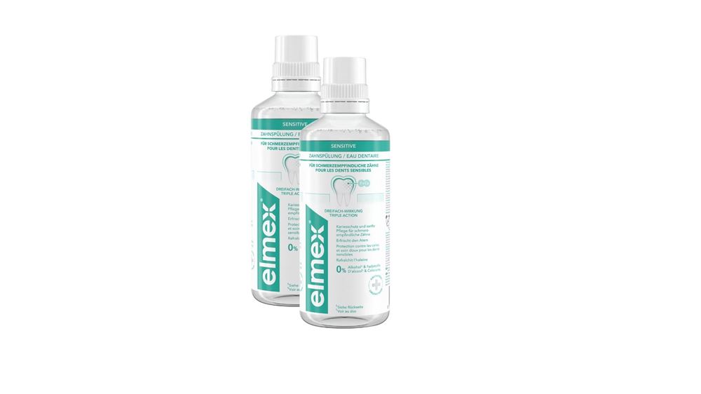 elmex Sensitive Zahnspülung Duo 2 x 400 ml