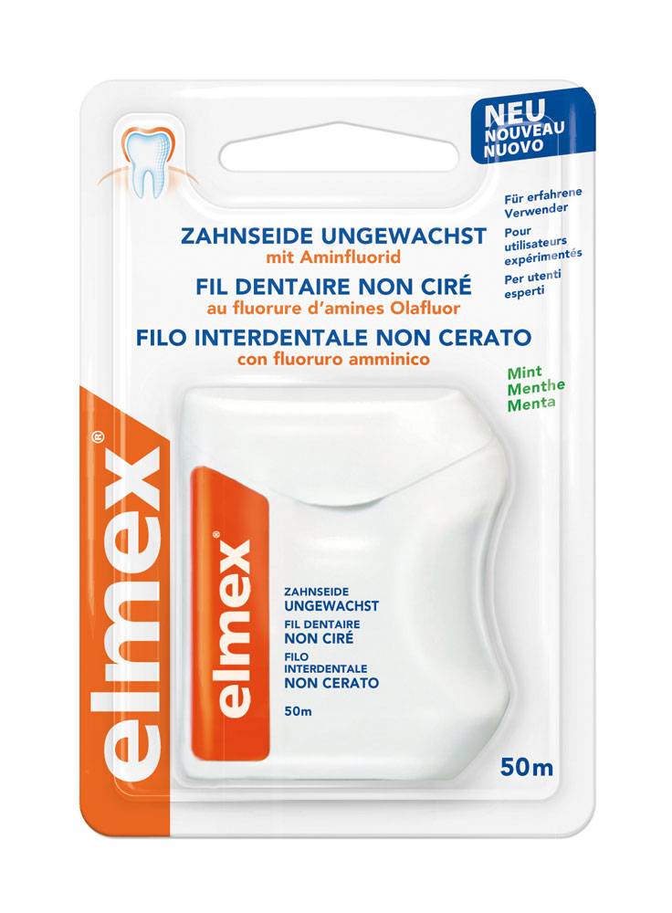 Image of elmex Zahnseide 50m ungewachst