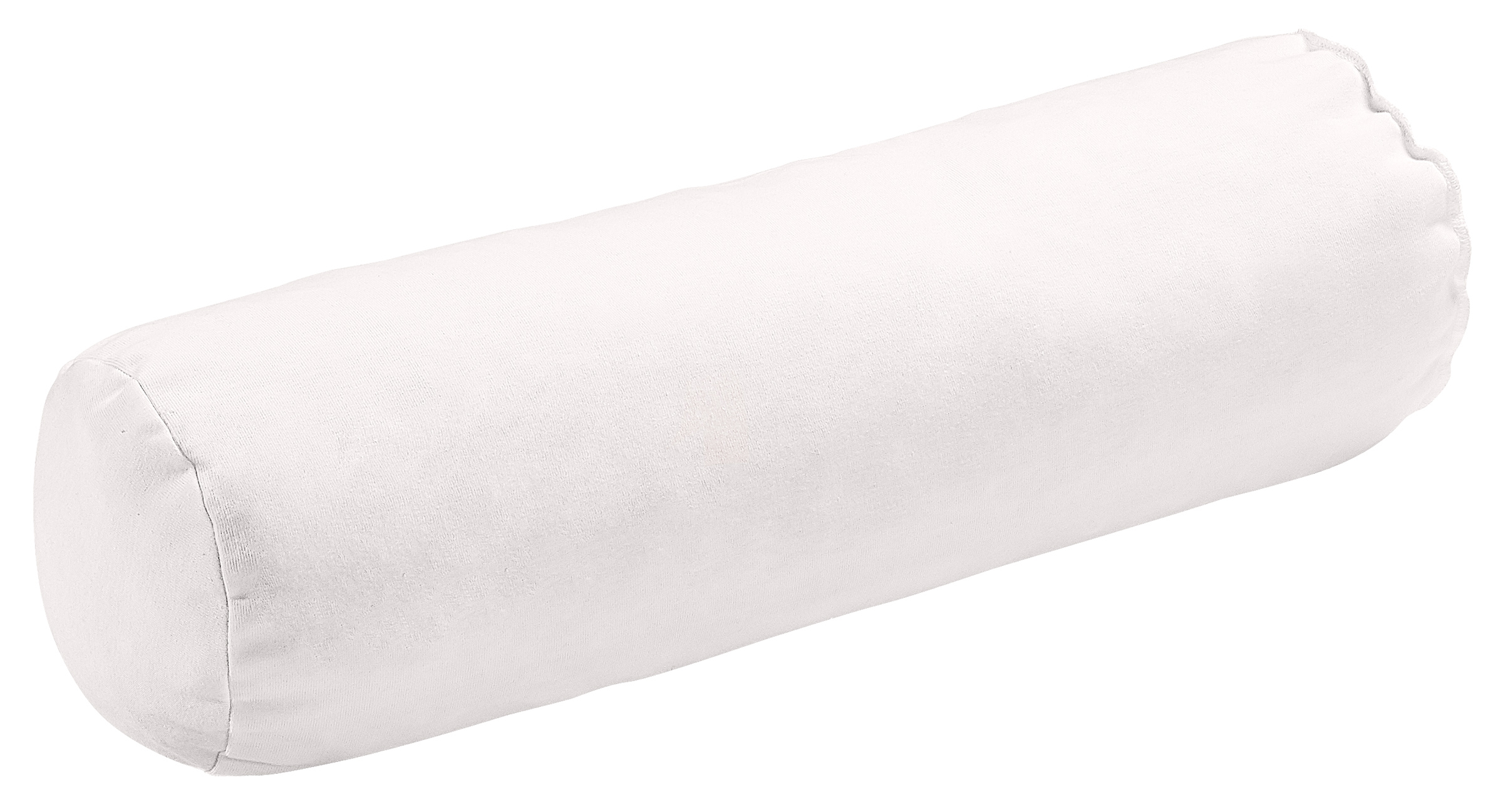 Elsa housse coussin soft cylindrique L50cm ø16cm coton bleu