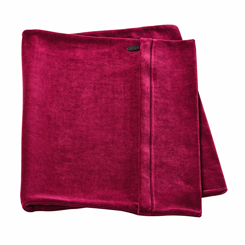 Image of Elsa Kissenbezug 50x11cm Velours bordeaux