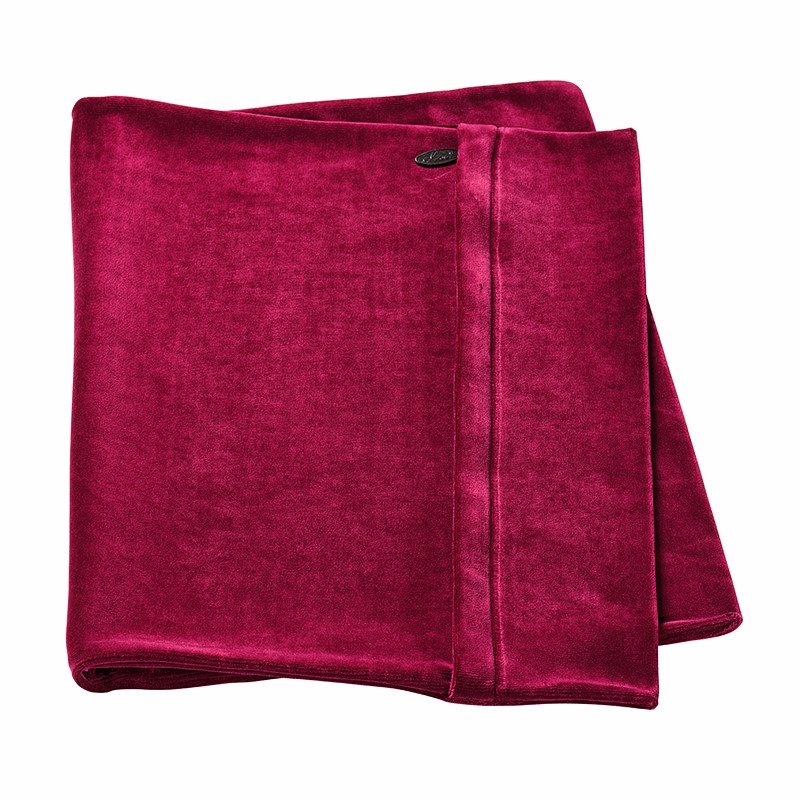 Image of Elsa Kissenbezug 70x11cm Velours bordeaux