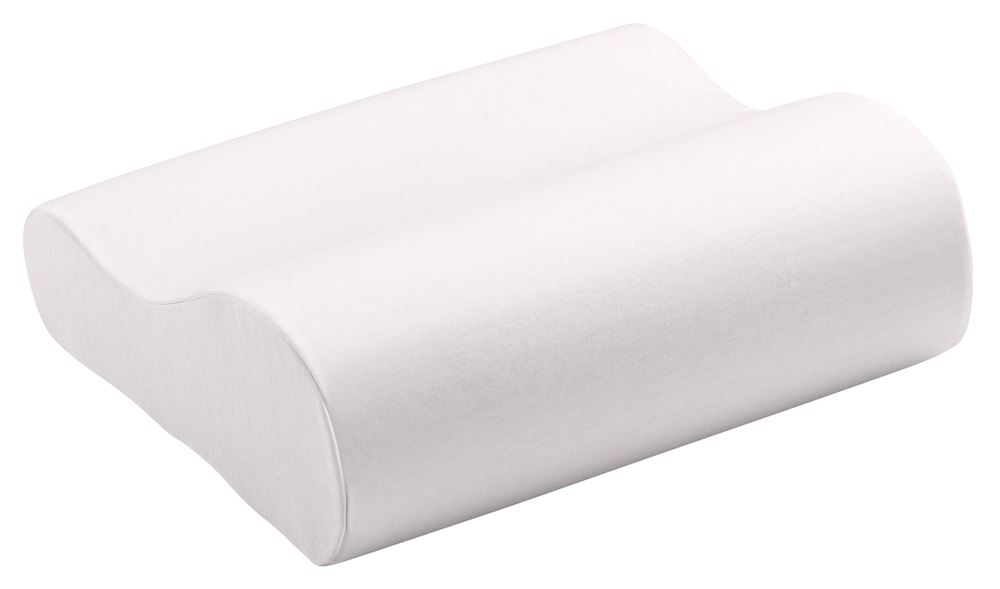 Elsa oreiller voyage 33x11cm inclus housse en velours vieux rose