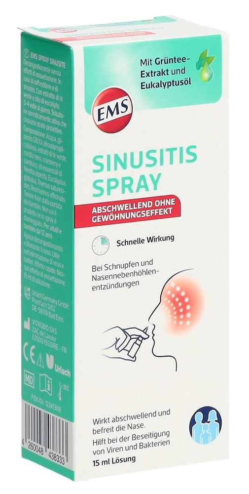 EMS Sinusitis Spray mit Eukalyptusöl 15 ml