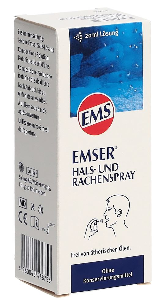 Emser® Hals- und Rachenspray mit natürlichem Emser Salz
