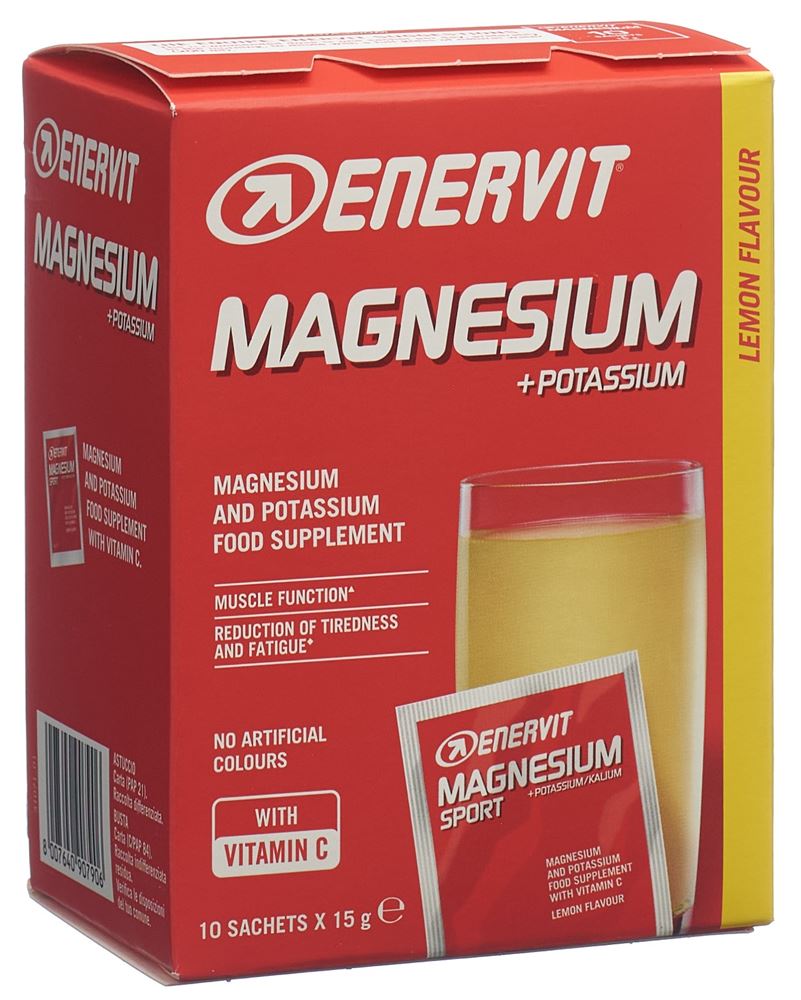 Image of Enervit Plv Magnesium Potassium 10 Btl 15 g