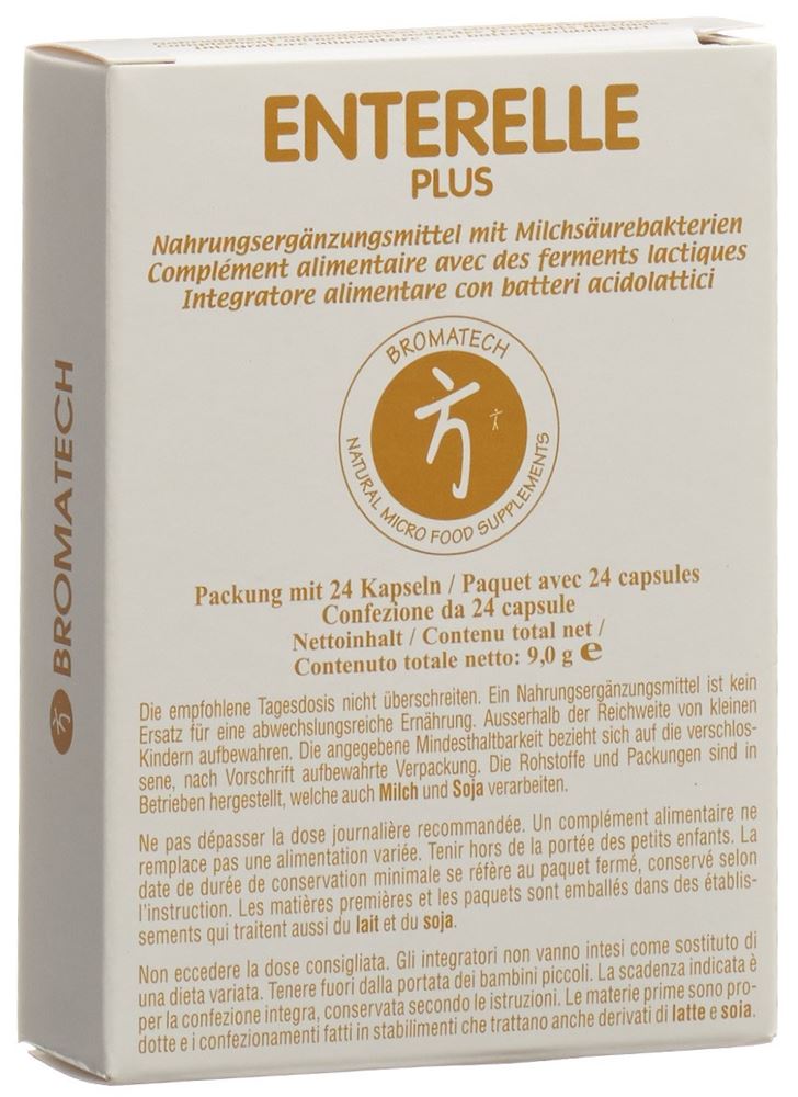 Enterelle Plus Bromatech Kaps 24 Stk