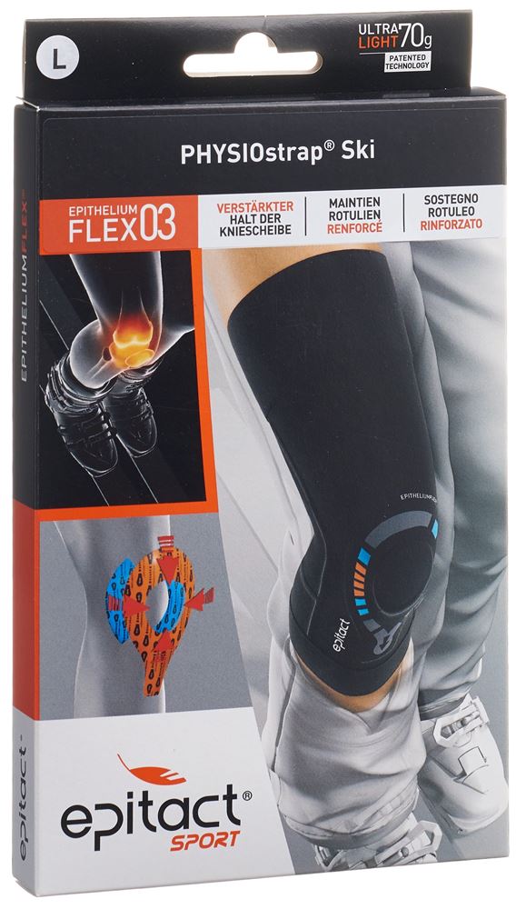 Image of Epitact Sport Physiostrap Kniebandage SKI S 35-38cm
