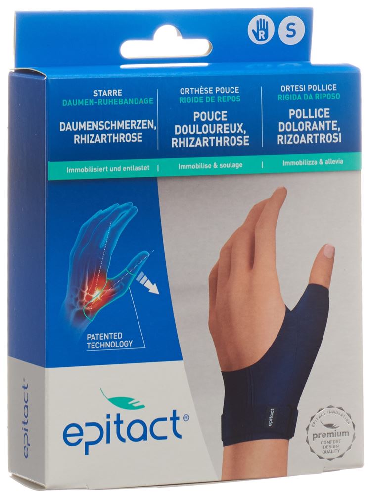 Image of Epitact starre Daumen-Ruhebandage S rechts