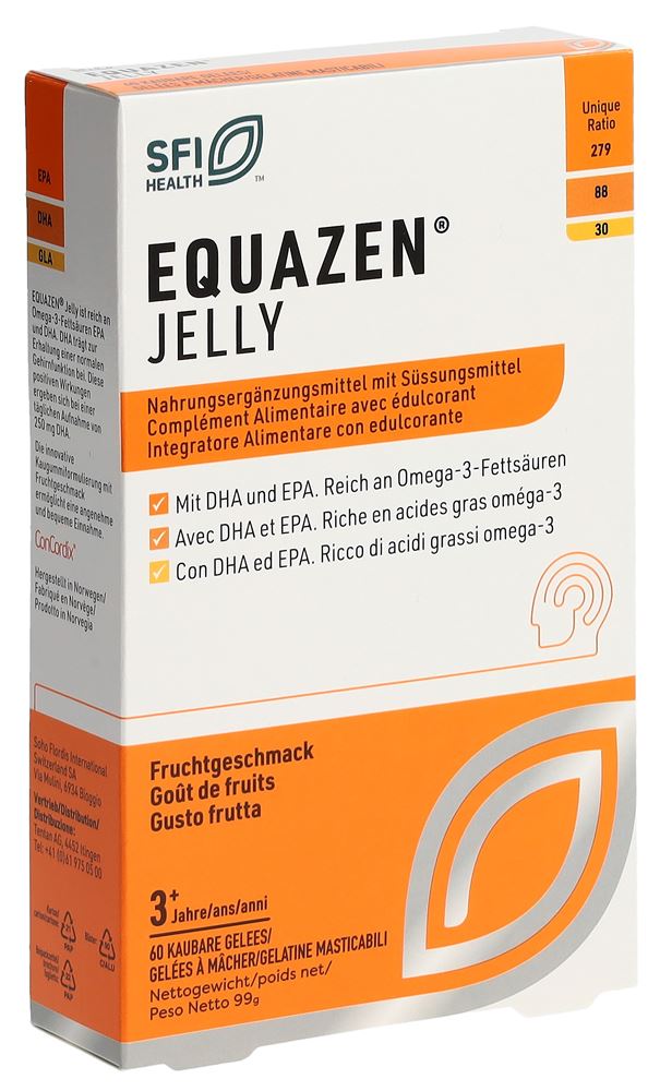 Image of Equazen Jelly Kaubare Gelees/gelées à mȃcher/gelatine masticabili 60 Stk
