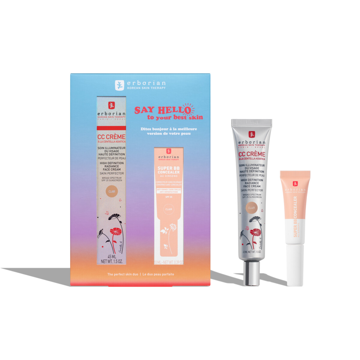 Image of Erborian KIT CC Creme Super BB Concealer clair 2 Stk