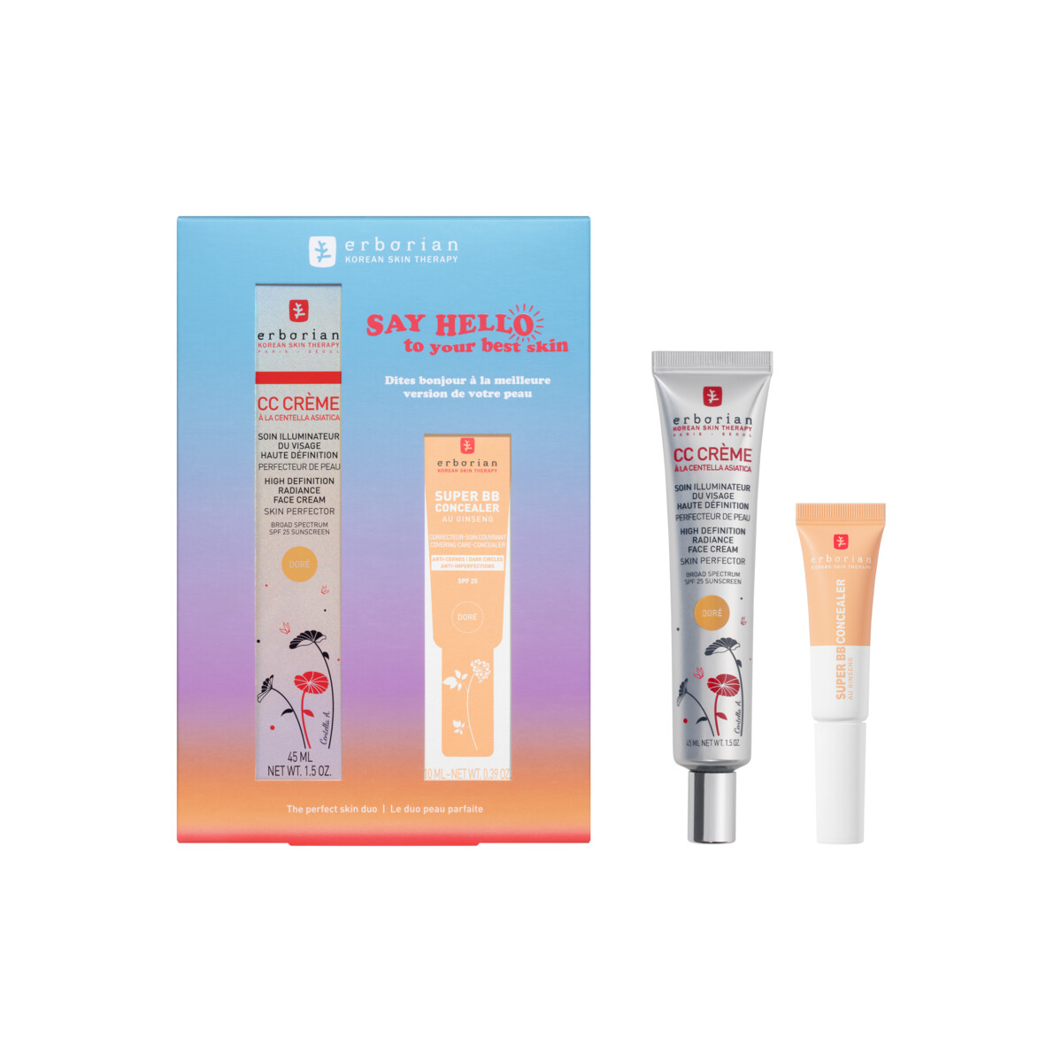 Image of Erborian KIT CC Creme Super BB Concealer dore 2 Stk