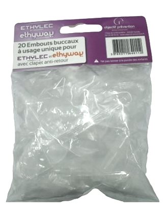 Image of Ethylec Austauschformmundstück für elektronisches Atem-Alkohol-Messgerät 20 Stk