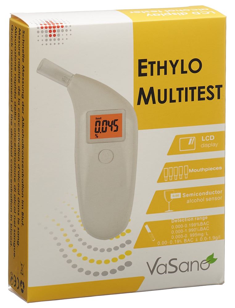 Ethylo etilometro multitest elettronico