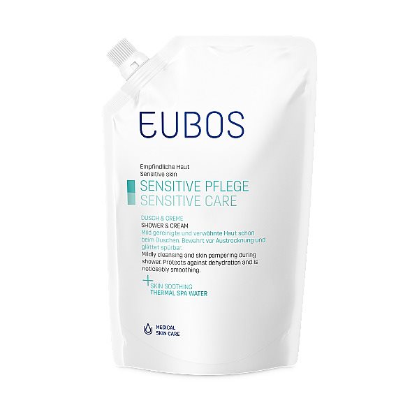 Image of Eubos Sensitive Dusch + Creme refill 400 ml