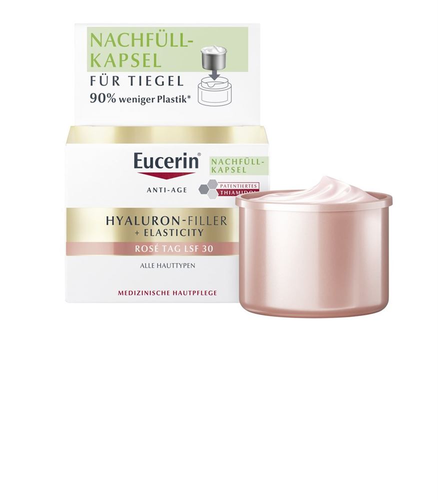 Eucerin Hyaluron-Filler + Elasticity Tagespflege Rose Lsf30 Refill 50 ml