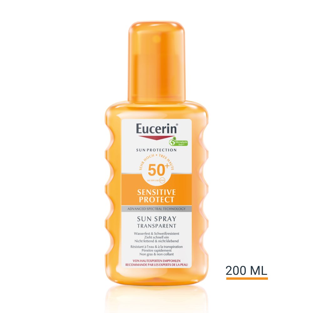 Eucerin SUN Body Spray Sensitive Protect transparent LSF/SPF 50 200 ml