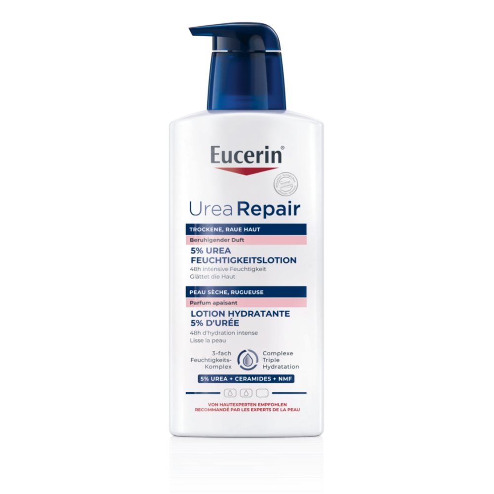 Eucerin UreaRepair Feuchtigkeitslotion 5 % Urea mit beruhigendem Duft Fl 400 ml