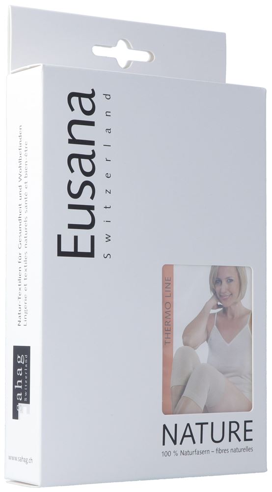 Image of Eusana Knie und Ellbogenwärmer anatomisch GrM ivoire 1 Paar