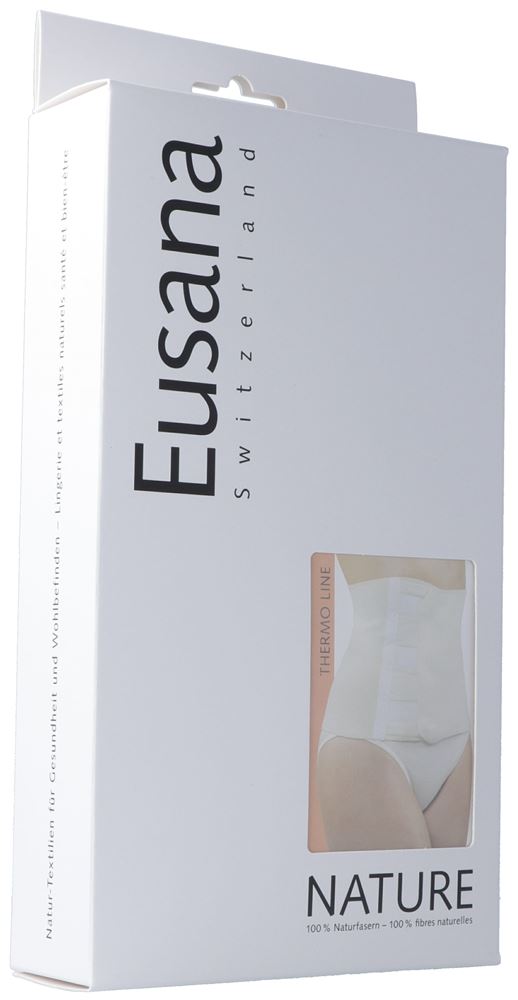 Image of Eusana Nierenwärmer mit Velcroverschluss L ivoire