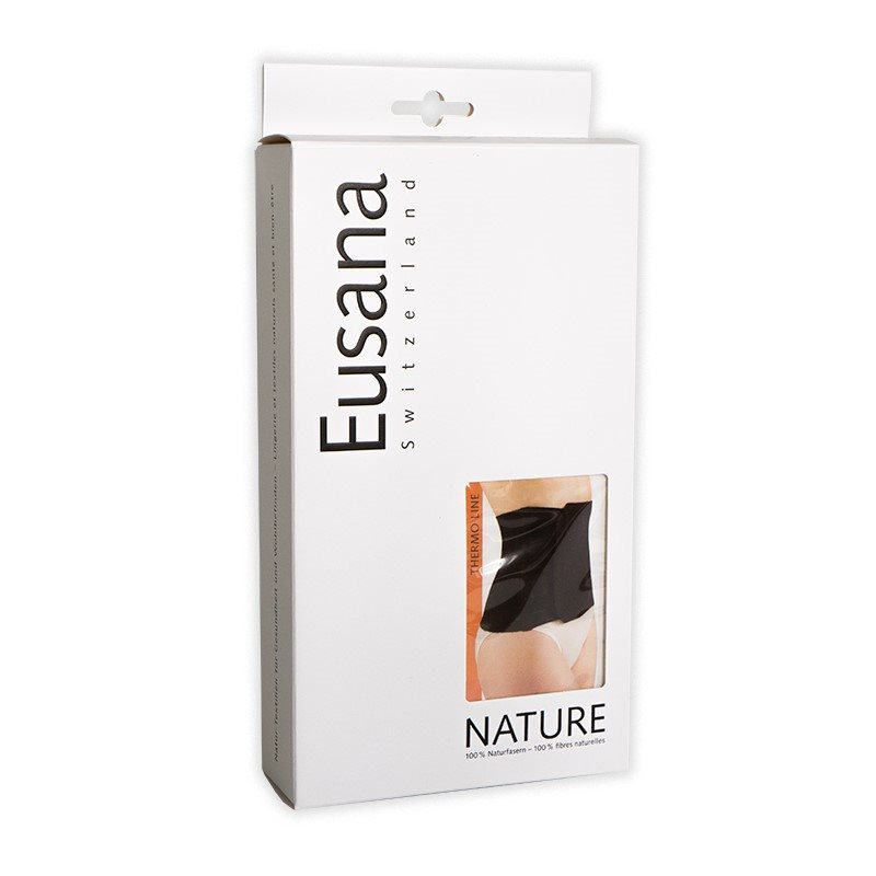 Image of Eusana Nierenwärmer mit Velcroverschluss M schwarz