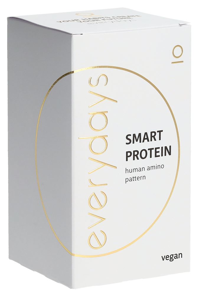 Image of everydays Smart Protein Human Amino Pattern Tabl vegan Glasfl 180 Stk