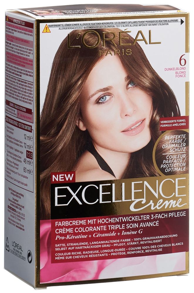 Image of Excellence Creme Triple Protection 6 dunkelblond