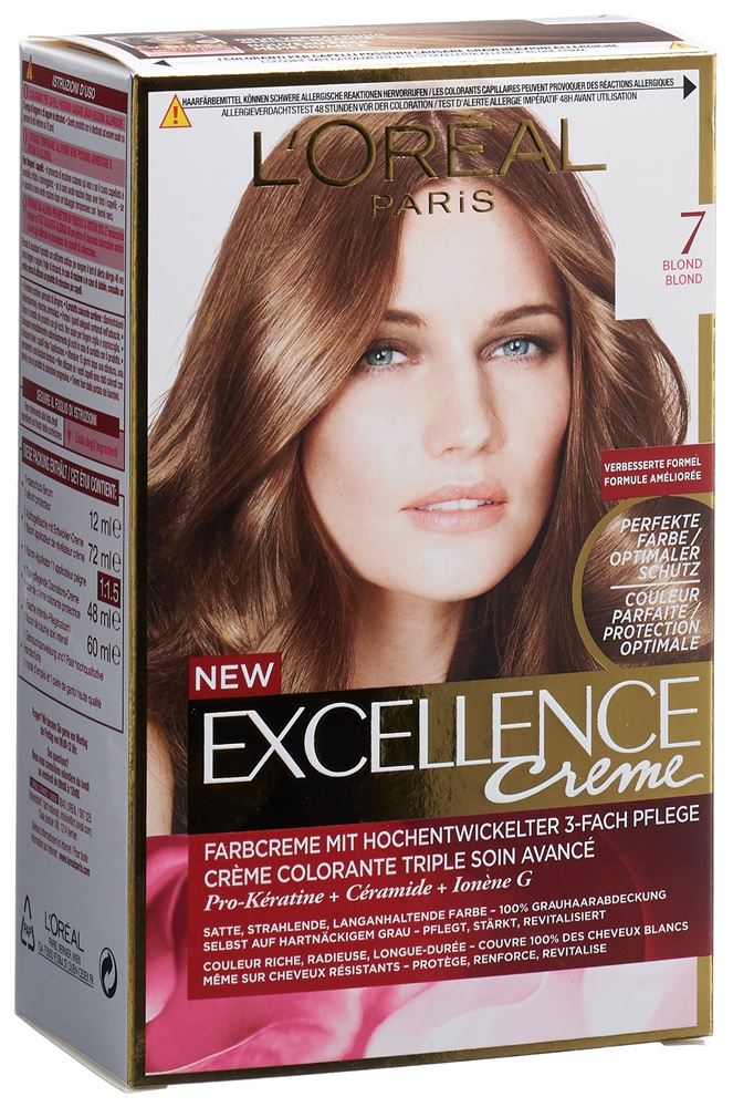 Image of Excellence Creme Triple Protection 7 blond