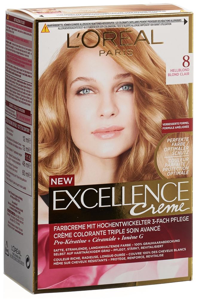 Image of Excellence Creme Triple Protection 8 hellblond