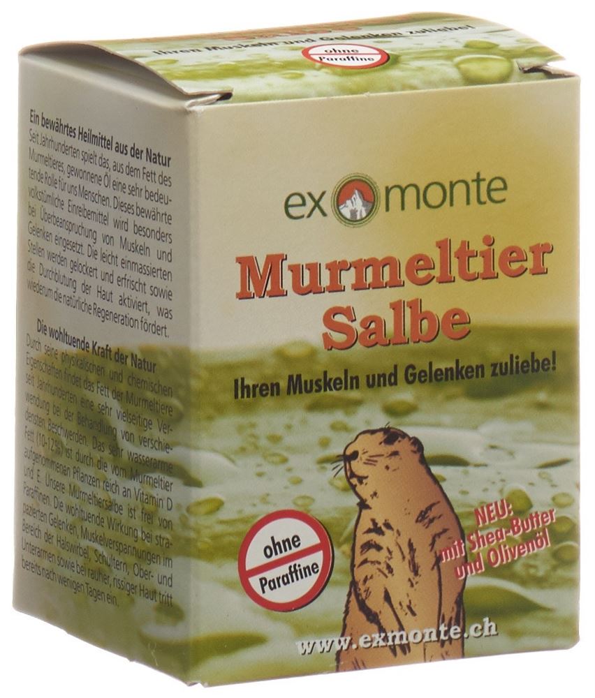 Image of Exmonte Murmeltier Salbe Topf 100 ml