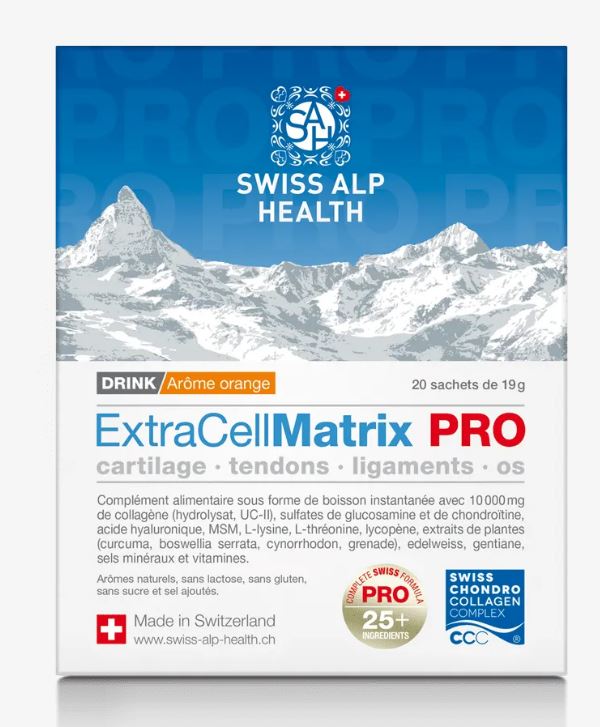 Extra Cell Matrix PRO Drink pour cartilage tendons ligaments et os 20 sach 19 g