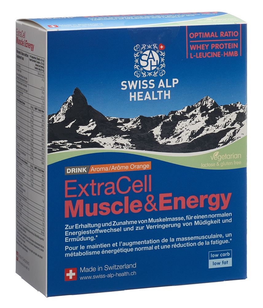 Extra Cell Muscle & Energy Drink arancia vegetariano 20 bustine 21.4 g