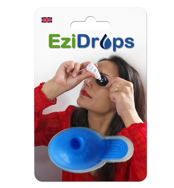 Image of Ezidrops Augentropfenapplikator blau