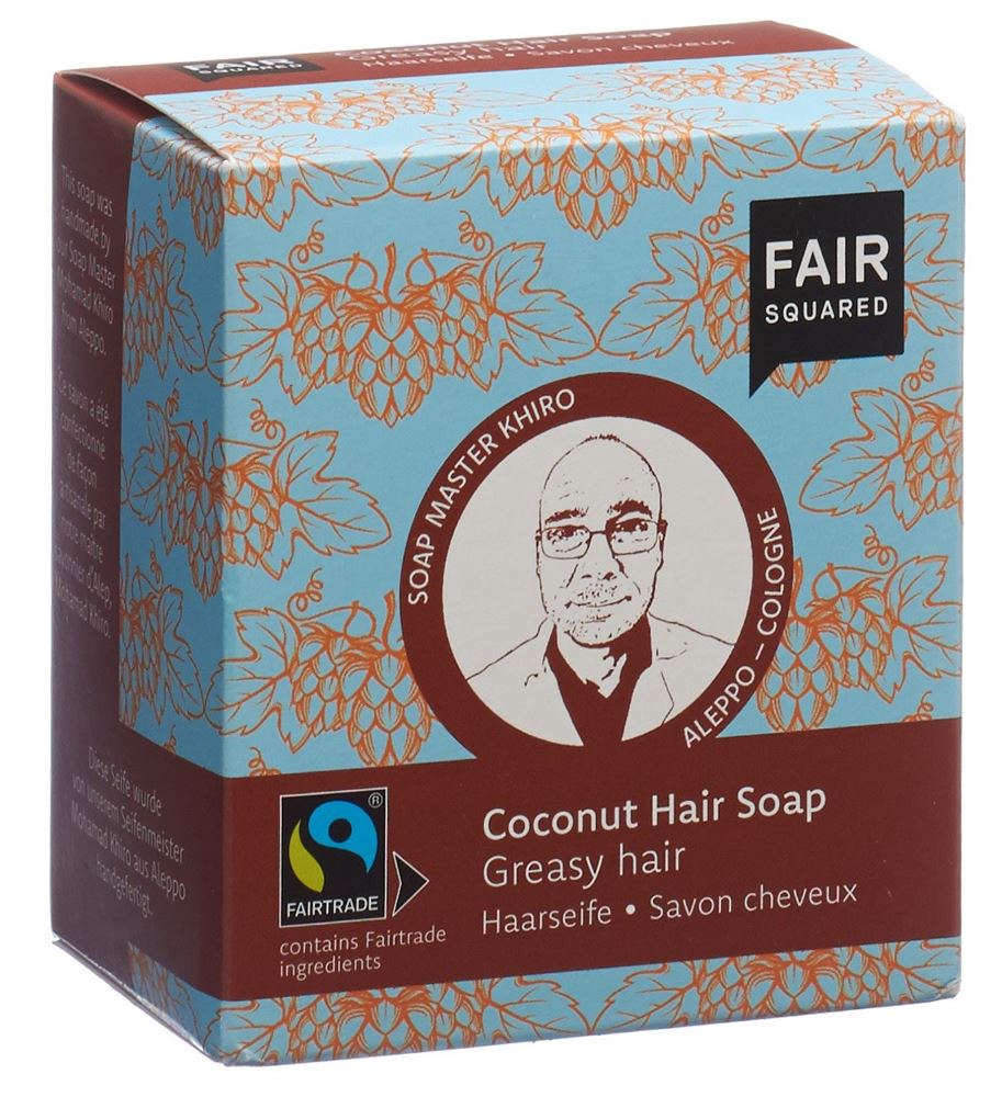Fair Squared Hair Soap Cocco per capelli grassi 2 x 80 g
