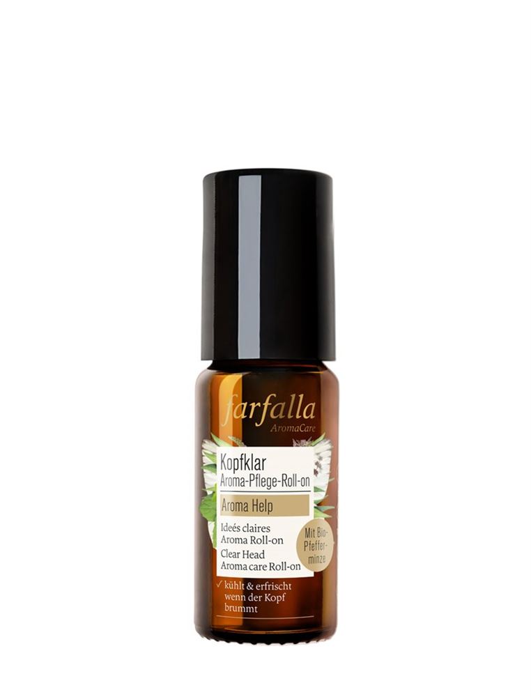 Image of farfalla Aroma Roll-on Kopfklar 10 ml