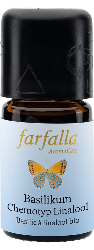 farfalla Basilic à linalool chemotyp huil ess bio Grand Cru 5 ml