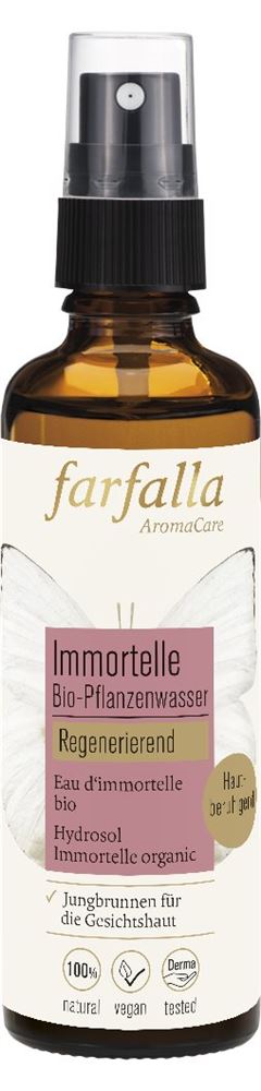 Image of farfalla Bio-Pflanzenwasser Immortelle Spr 75 ml