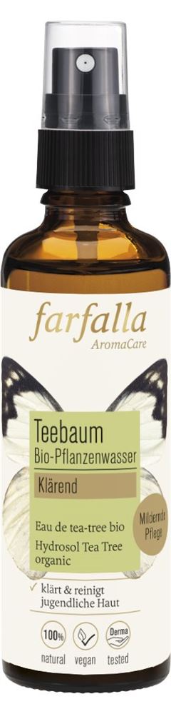 Image of farfalla Bio-Pflanzenwasser Teebaum Spr 75 ml