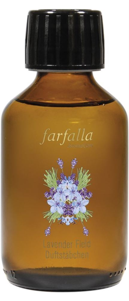 farfalla Bastoncini profumati ricarica Lavender Field flacone vetro 150 ml