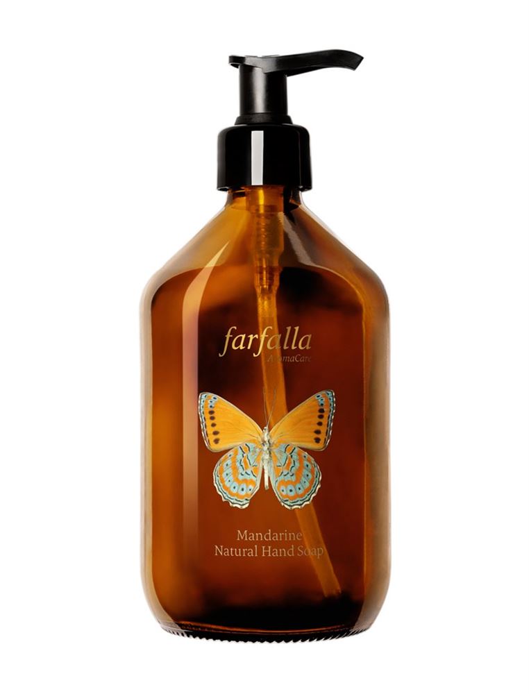 farfalla Handseife natürlich Mandarine Glasfl 500 ml