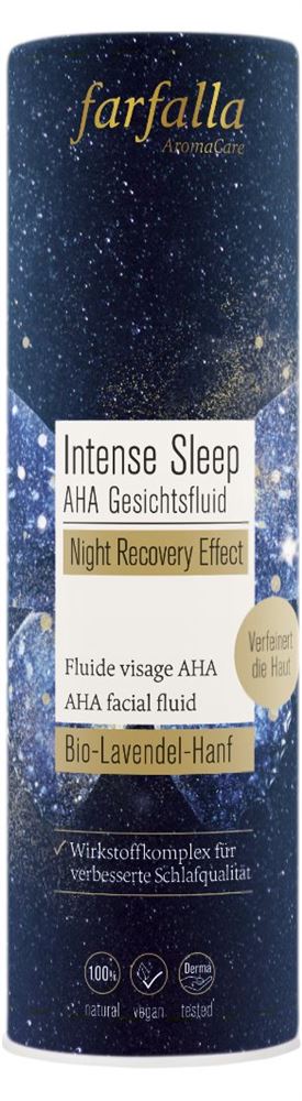 Image of farfalla Intense Sleep AHA Gesichtsfluid Fl 30 ml
