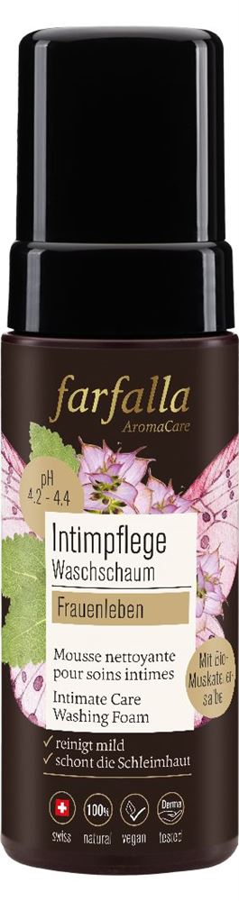 farfalla Mousse de lavage pour soins intimes Frauenleben 150 ml