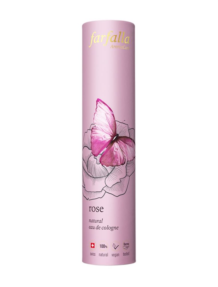 Image of farfalla natural eau de cologne Rose 50 ml