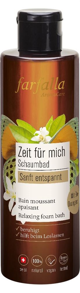 Image of farfalla Schaumbad sanft entspannt Zeit für mich 200 ml