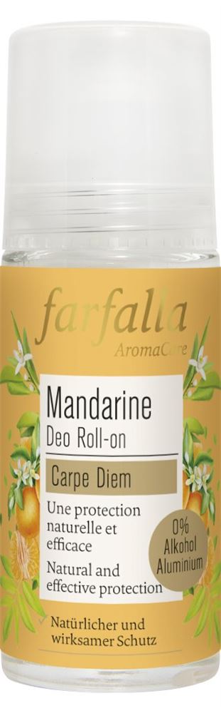 farfalla Zitrusfrischer Deo Roll-on Mandarine 50 ml
