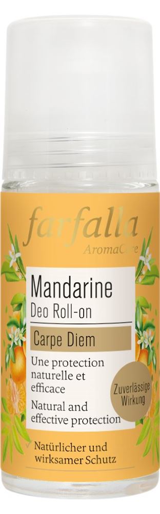 Image of farfalla Zitrusfrischer Deo Roll-on Mandarine 50 ml
