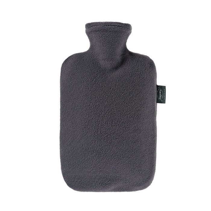 Fashy borsa dell’acqua calda 2l con rivestimento in tessuto non tessuto antracite termoplastico