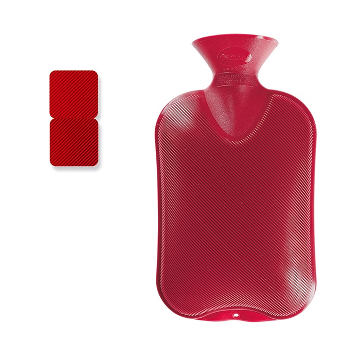 Image of Fashy Wärmflasche 2l Doppellamelle cranberry Thermoplastik